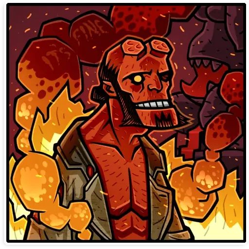 Sticker «Hellboy-6»