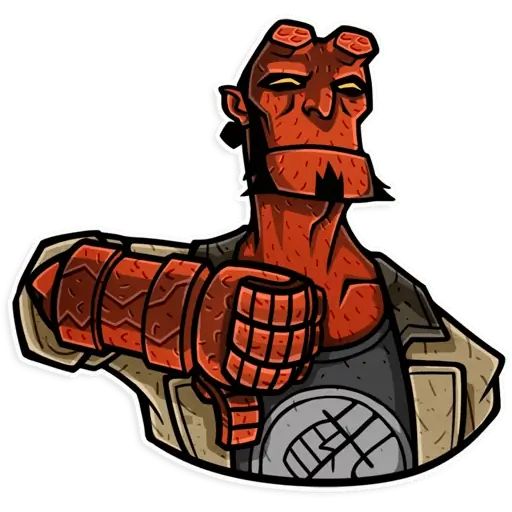 Sticker «Hellboy-7»