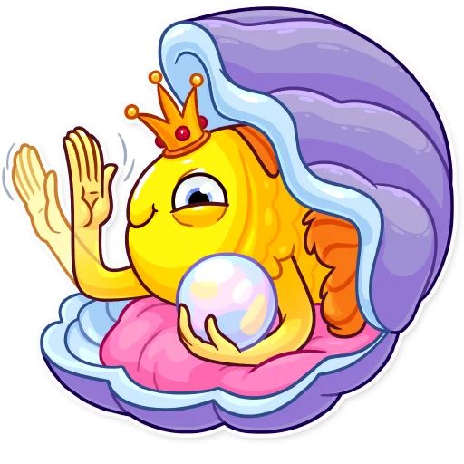 Sticker «Gold Fish-5»