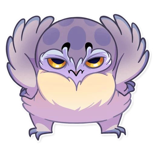 Sticker «Phil The Owl-3»