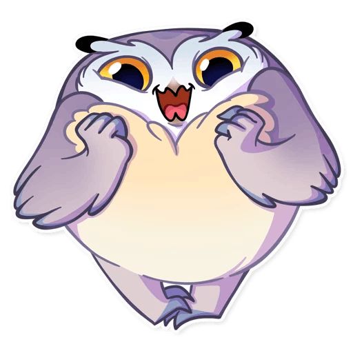 Sticker «Phil The Owl-6»