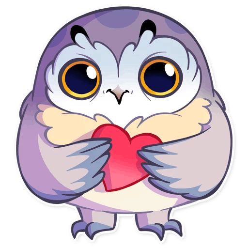 Sticker «Phil The Owl-7»