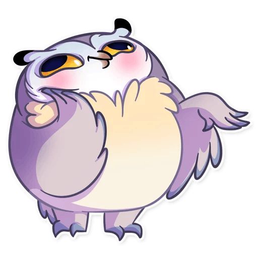 Sticker «Phil The Owl-8»