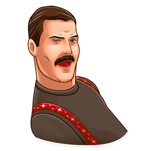 Sticker «Freddie Mercury-11»