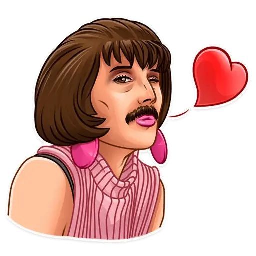 Sticker «Freddie Mercury-2»