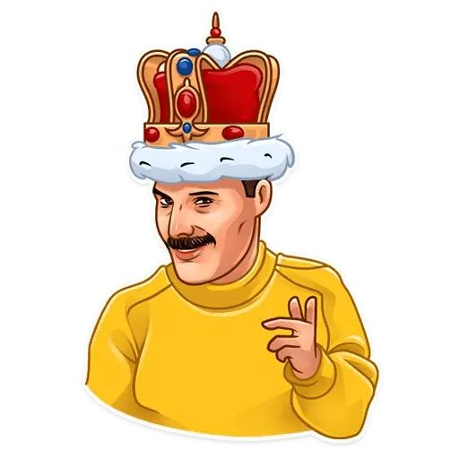 Sticker «Freddie Mercury-5»