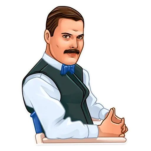 Sticker «Freddie Mercury-8»