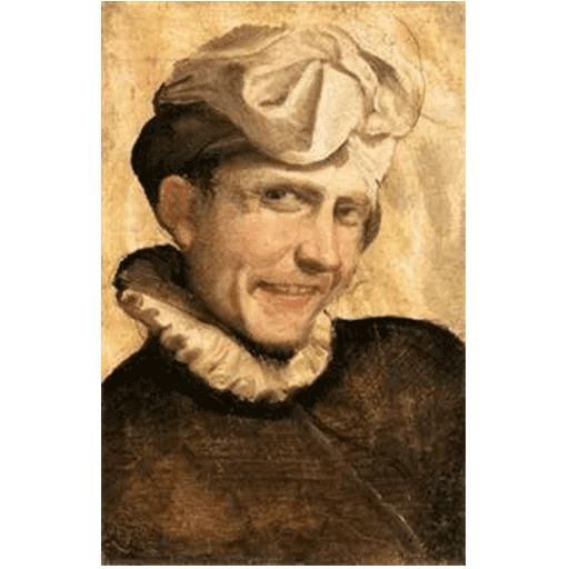 Sticker «Famous Paintings-11»