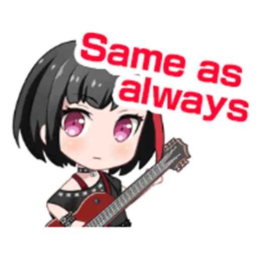 Sticker «Bandori-6»