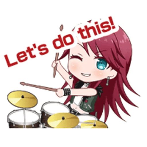 Sticker «Bandori-9»