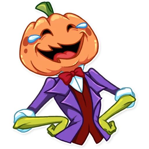 Sticker «Jack Pumpkin Head-1»