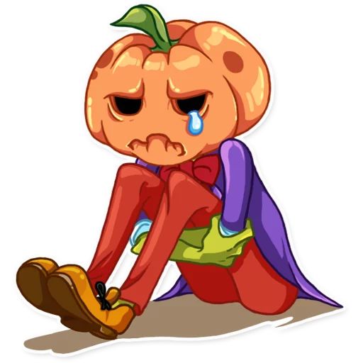 Sticker «Jack Pumpkin Head-11»