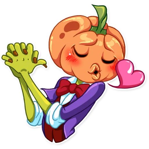 Sticker «Jack Pumpkin Head-2»