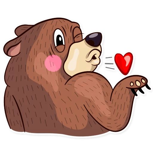 Sticker «Honey Bear-2»