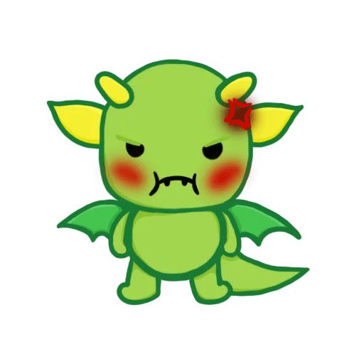 Sticker «Cute Dragon-10»