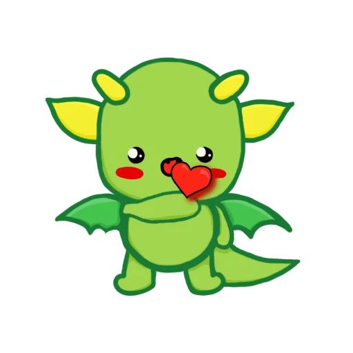 Sticker «Cute Dragon-12»