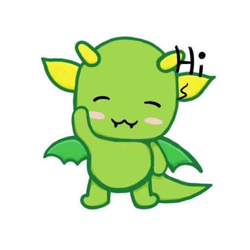 Sticker «Cute Dragon-5»