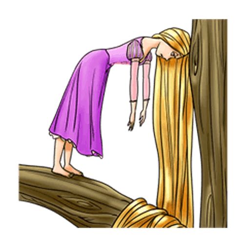 Sticker «Rapunzel-6»