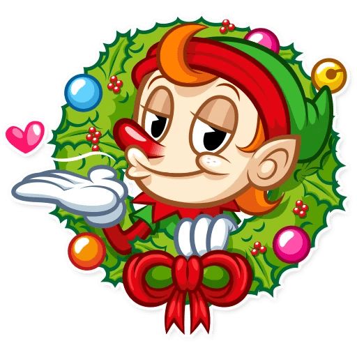 Sticker «Christmas Elf-2»