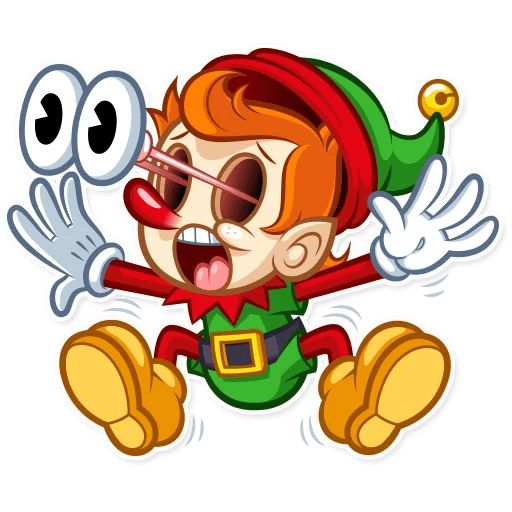 Sticker «Christmas Elf-4»