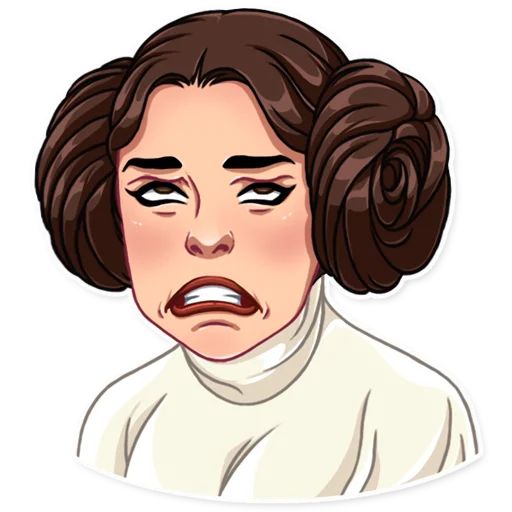 Sticker «Princess Leia-10»