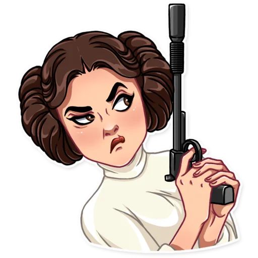 Sticker «Princess Leia-11»
