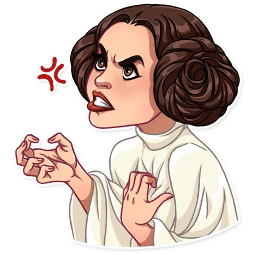 Sticker «Princess Leia-8»