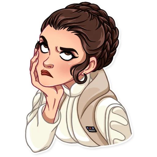 Sticker «Princess Leia-9»