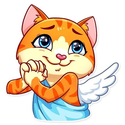 Sticker «Cupid Cat-9»