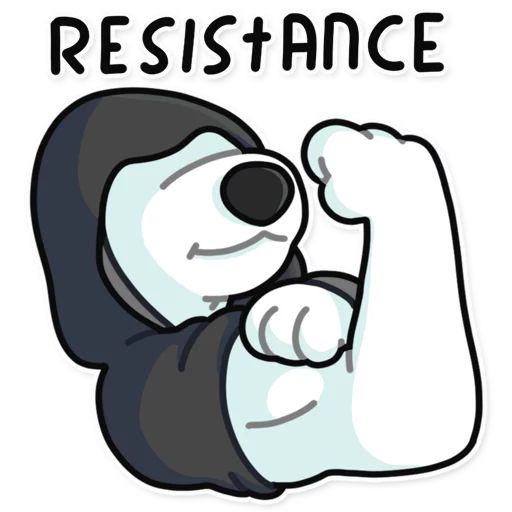 Sticker «RESISTANCE DOG-1»