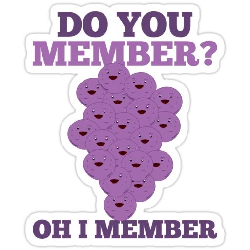 Sticker «Member Berries-1»