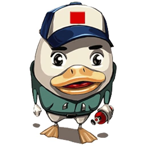 Sticker «What The Duck-1»