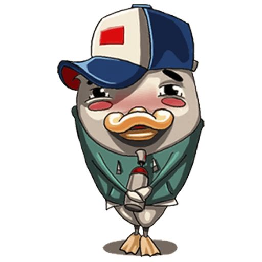 Sticker «What The Duck-12»