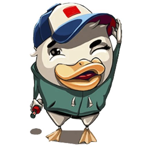 Sticker «What The Duck-2»