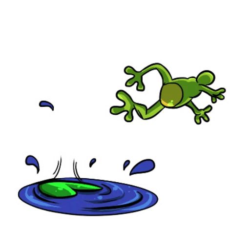 Sticker «Ozzy the Frog-10»