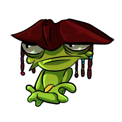 Sticker «Ozzy the Frog-11»