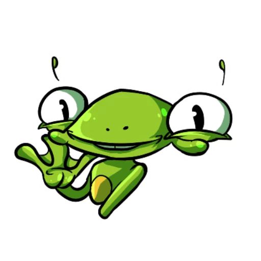 Sticker «Ozzy the Frog-3»