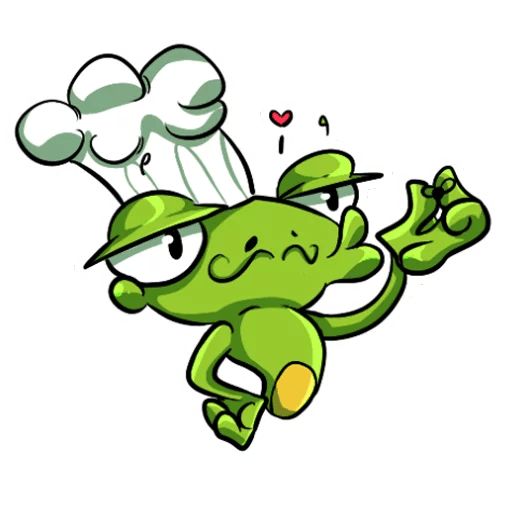 Sticker «Ozzy the Frog-6»