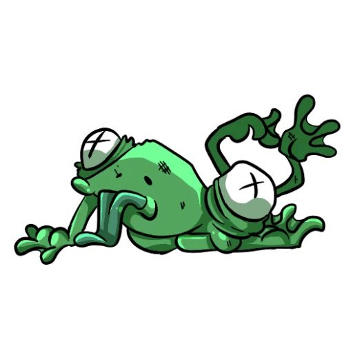 Sticker «Ozzy the Frog-7»