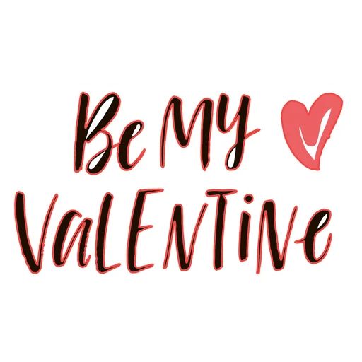 Sticker «Be My Valentine-1»