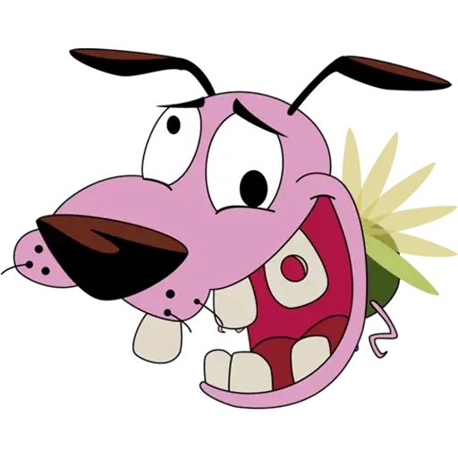 Sticker «Courage The Cowardly Dog-10»