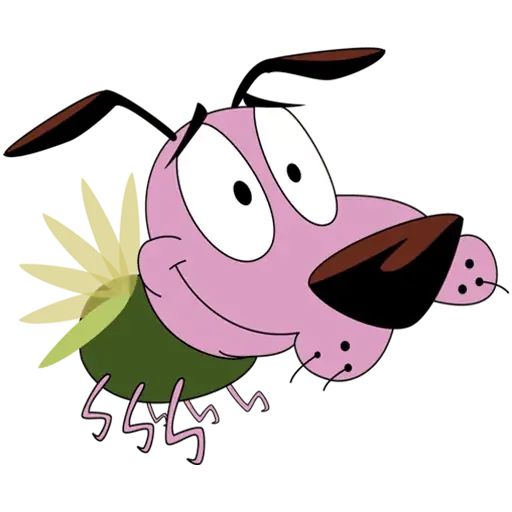 Sticker «Courage The Cowardly Dog-12»
