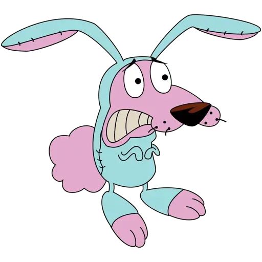 Sticker «Courage The Cowardly Dog-8»