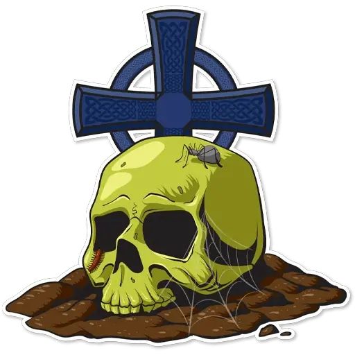 Sticker «Skully-3»