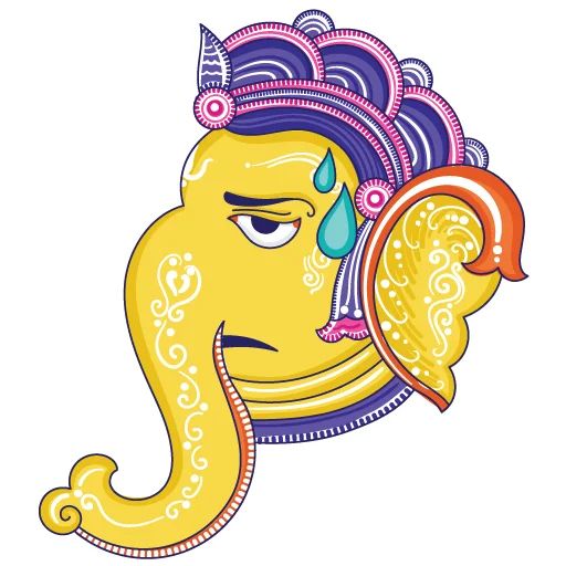 Sticker «Ganesha-10»