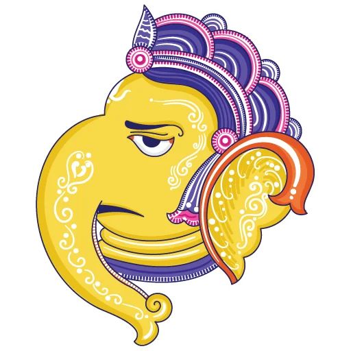 Sticker «Ganesha-12»