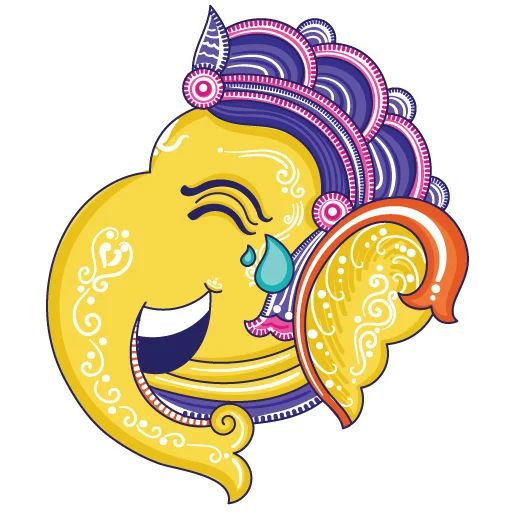 Sticker «Ganesha-2»