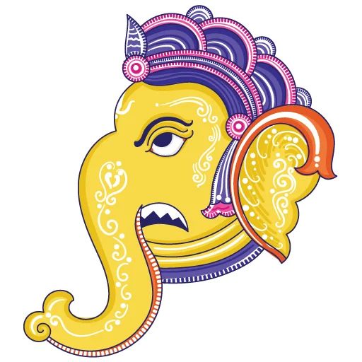 Sticker «Ganesha-3»