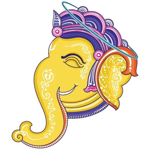 Sticker «Ganesha-5»