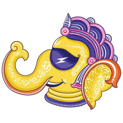 Sticker «Ganesha-8»